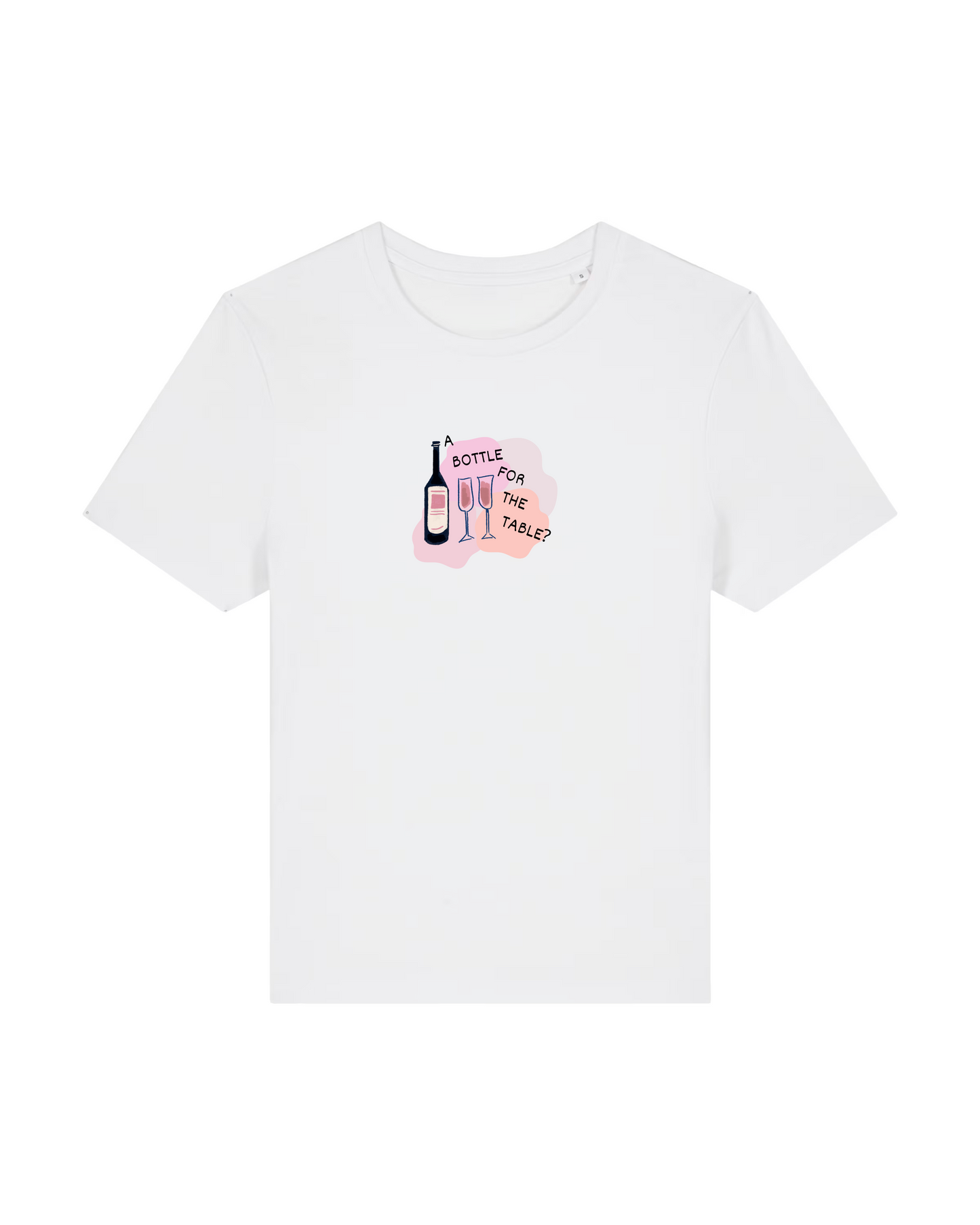 The A Bottle for the Table? Baby Tee White