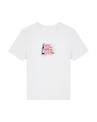The A Bottle for the Table? Baby Tee White