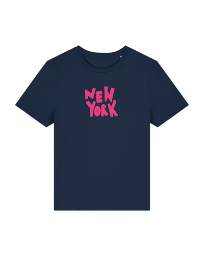 The New York Baby Tee Navy