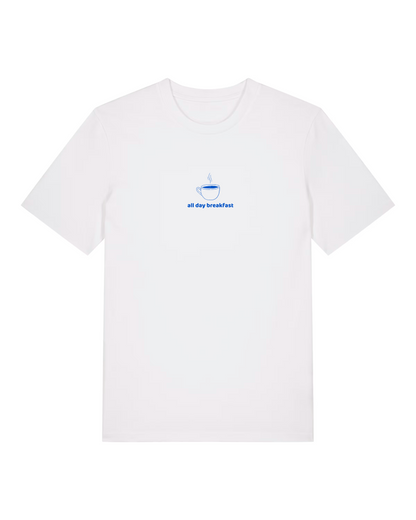 The All Day Breakfast White T-Shirt