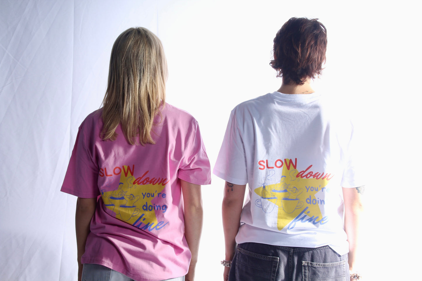 The Slow Down T-Shirt Pink