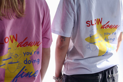 The Slow Down T-Shirt White