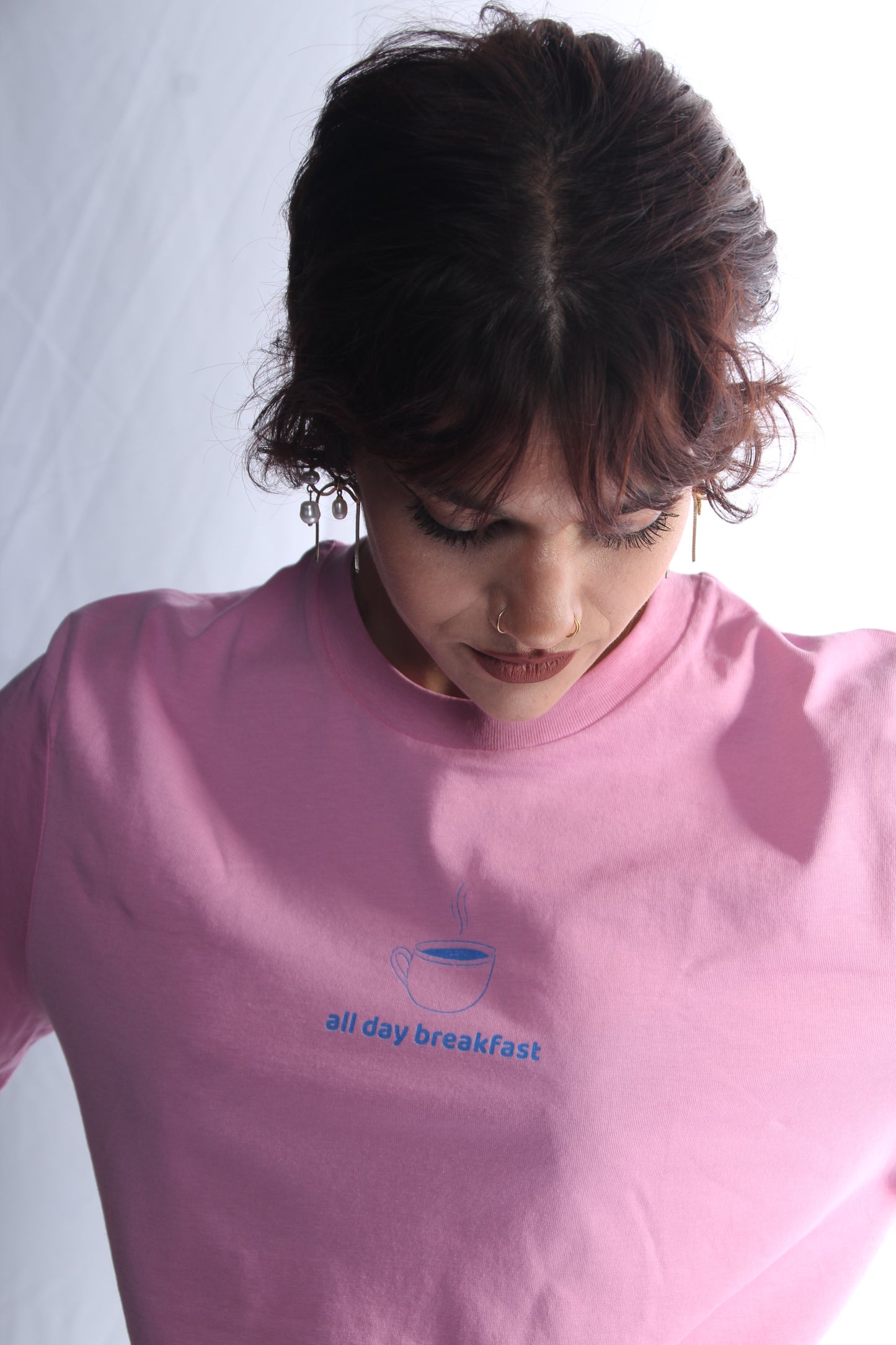 The All Day Breakfast Pink T-Shirt