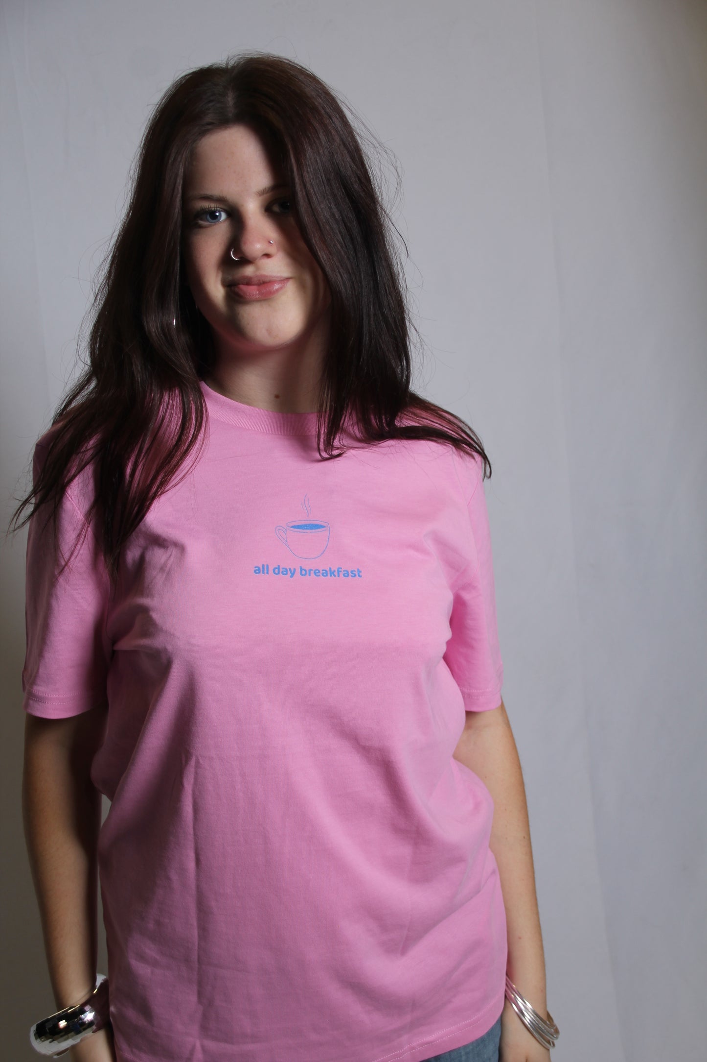The All Day Breakfast Pink T-Shirt